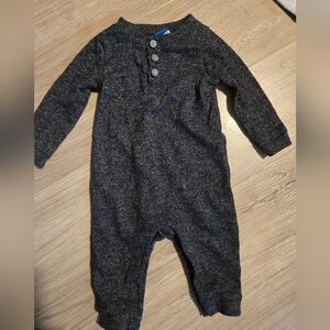 Old Navy Charcoal Knit Kids Bodysuit